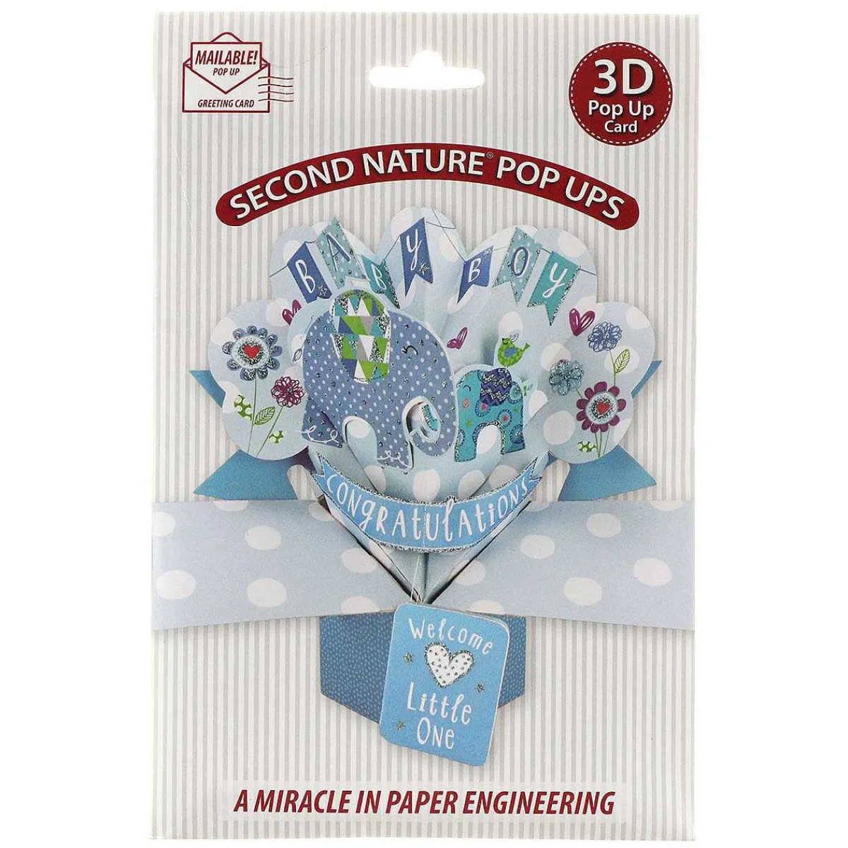 'Baby Boy' Pop Up Card>Second Nature Shop