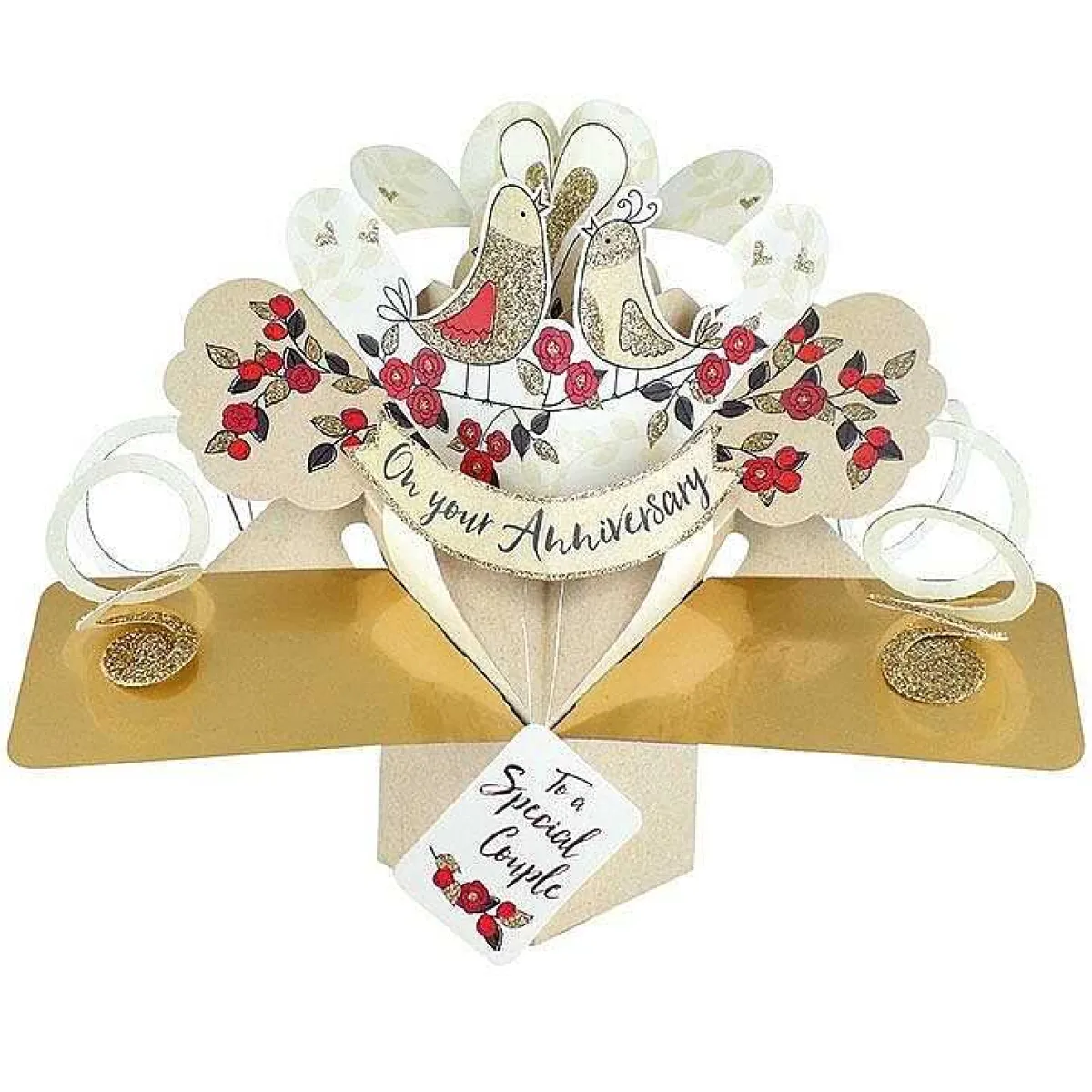 'Happy Anniversary Special Couple' Pop Up Card>Second Nature Best Sale