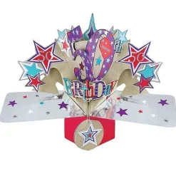 '50Th Birthday' Pop Up Card>Second Nature Outlet