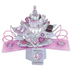 'Wedding Day' Pop Up Card>Second Nature Cheap