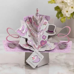 'Wedding Day' Pop Up Card><noscript><img width=