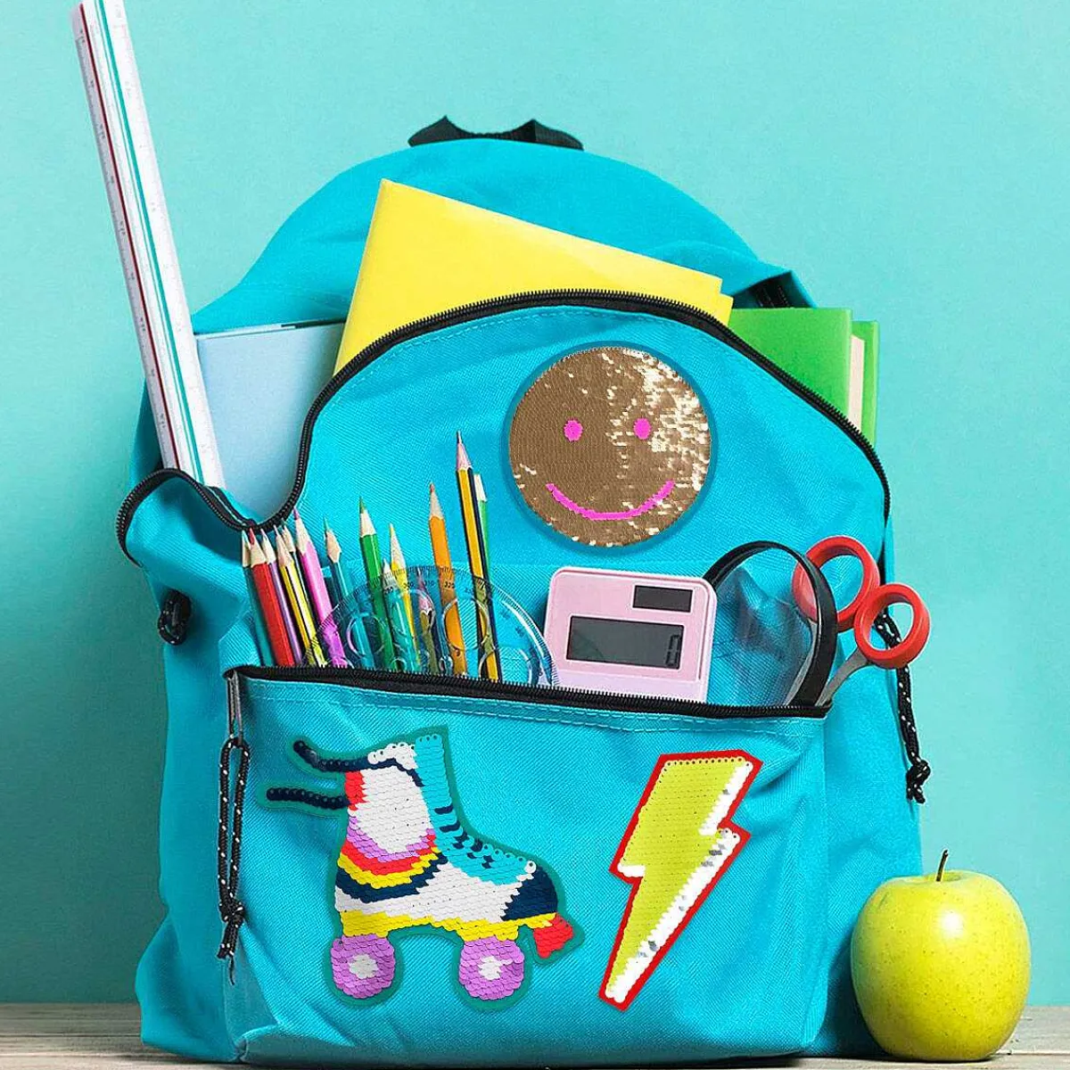 Shine Sequin Superhero Birthday Card With Peel Off Patch>Temptation Gifts Store