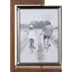 Dark Wood Look 5X7 Rotating Portrait Photo Frame>Shudehill Discount