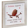 Robins Appear Square Wall Plaque Joe Davies>Shudehill Outlet