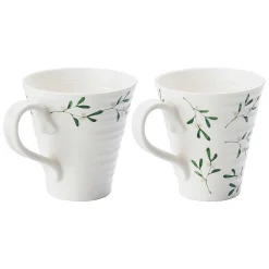 Mistletoe Amor Set Of Two Mugs><noscript><img width=