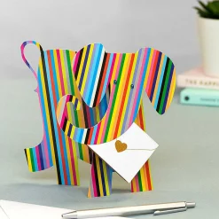 Bon-Bon Elephant 3D Greetings Card>Special Delivery Shop