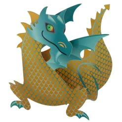 Ember Dinosaur 3D Greetings Card>Special Delivery Sale