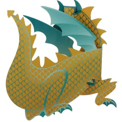 Ember Dinosaur 3D Greetings Card><noscript><img width=