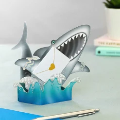 Finn The Shark 3D Greetings Card><noscript><img width=