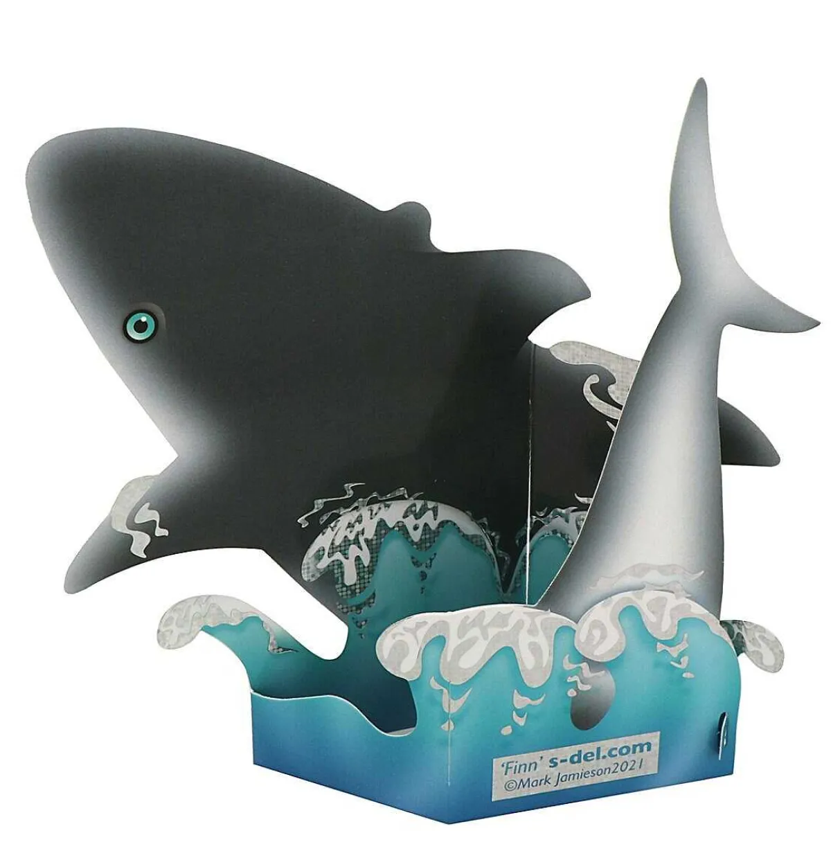 Finn The Shark 3D Greetings Card>Special Delivery Outlet