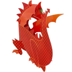 'Flame' Dragon 3D Greetings Card>Special Delivery Best