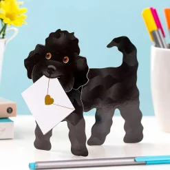 Jazzy Dog 3D Greetings Card><noscript><img width=