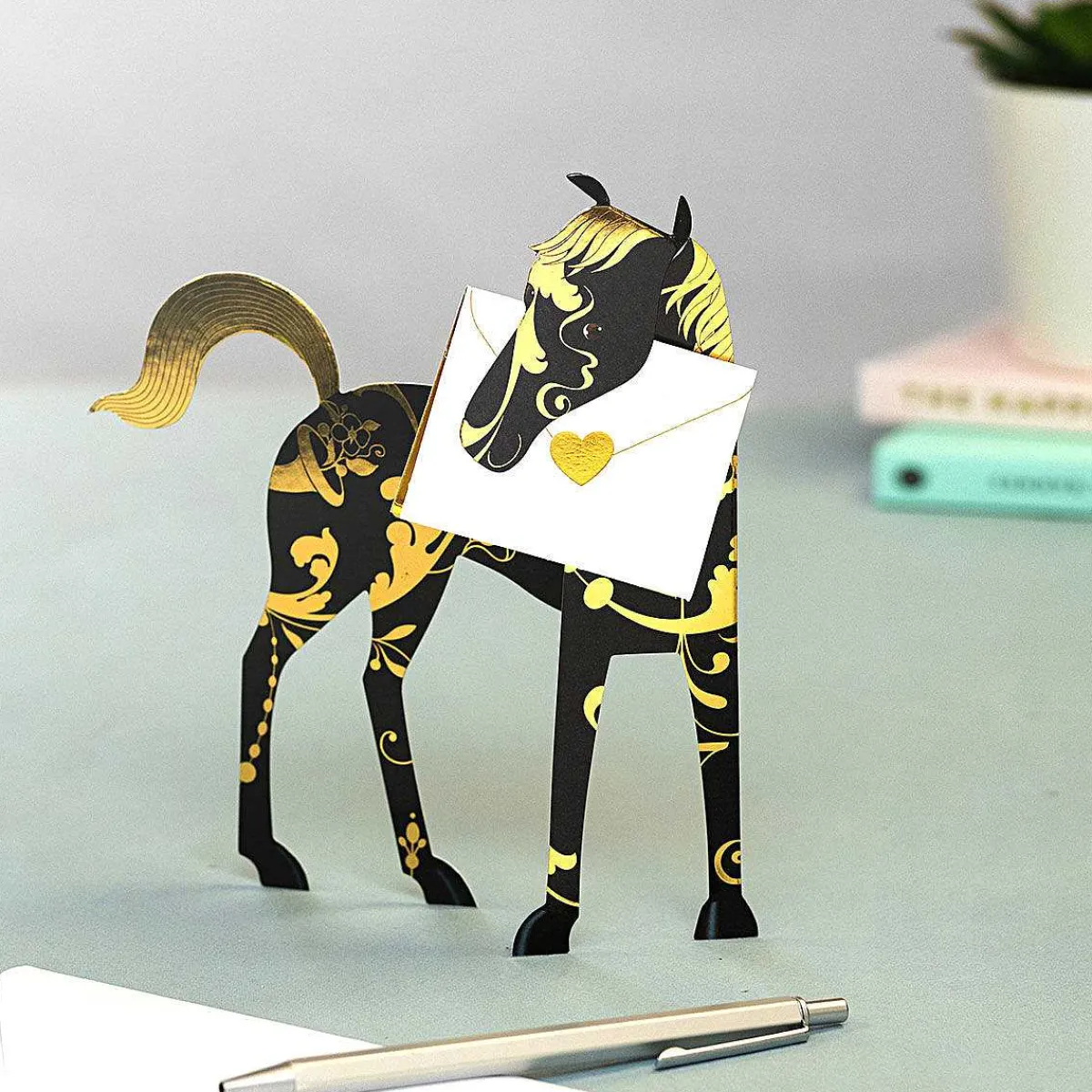 Midnight Horse 3D Greetings Card>Special Delivery Discount