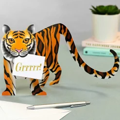 'Tyger' 3D Greetings Card><noscript><img width=
