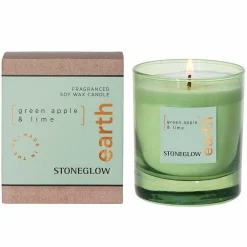 Elements Earth Green Apple & Lime Candle>Stoneglow Store