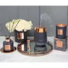 Luna Dark Grey & Copper Ceramic Perfume Mist Diffuser>Stoneglow Store
