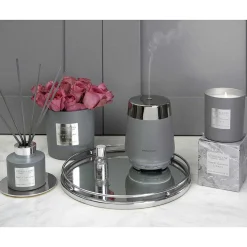 Luna Light Grey & Silver Ceramic Perfume Mist Diffuser><noscript><img width=