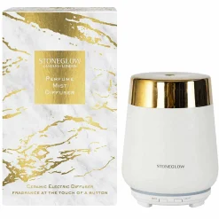 Luna White & Gold Ceramic Perfume Mist Diffuser>Stoneglow Flash Sale