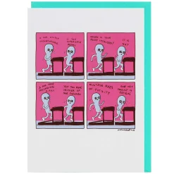 'Agony' Greetings Card><noscript><img width=