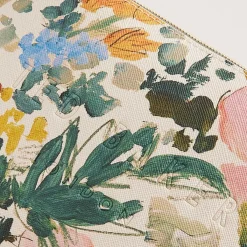 Beccaas Cream Painted Meadow Makeup Bag><noscript><img width=