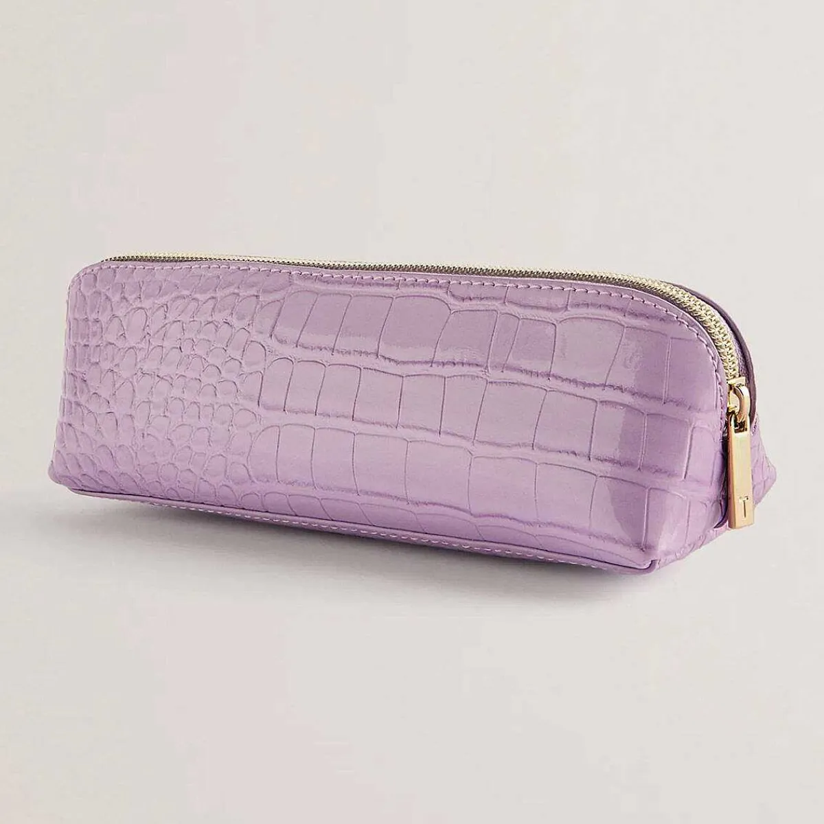 Charlas Lilac Croc Brush Case/Pencil Case>Ted Baker Discount