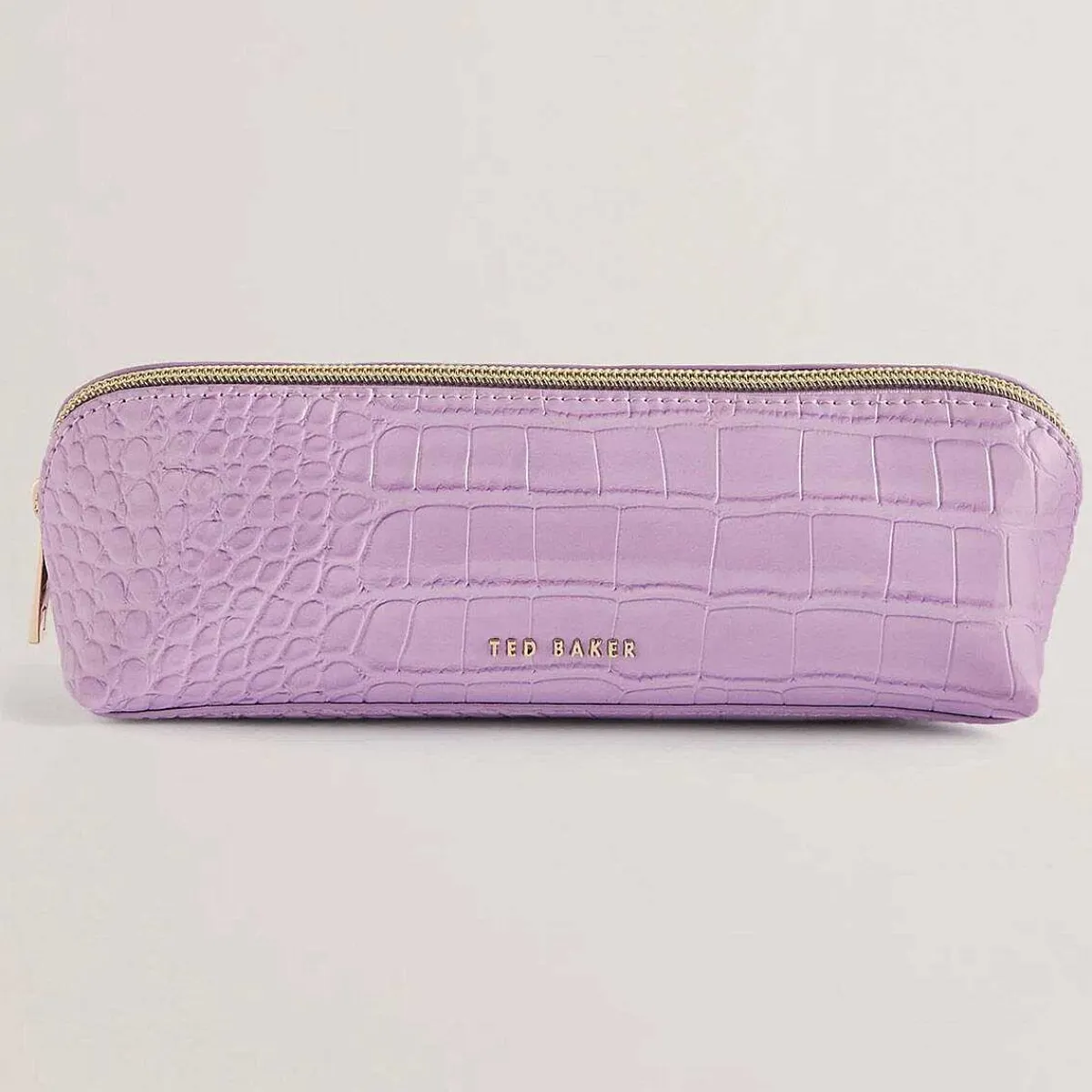 Charlas Lilac Croc Brush Case/Pencil Case>Ted Baker Discount
