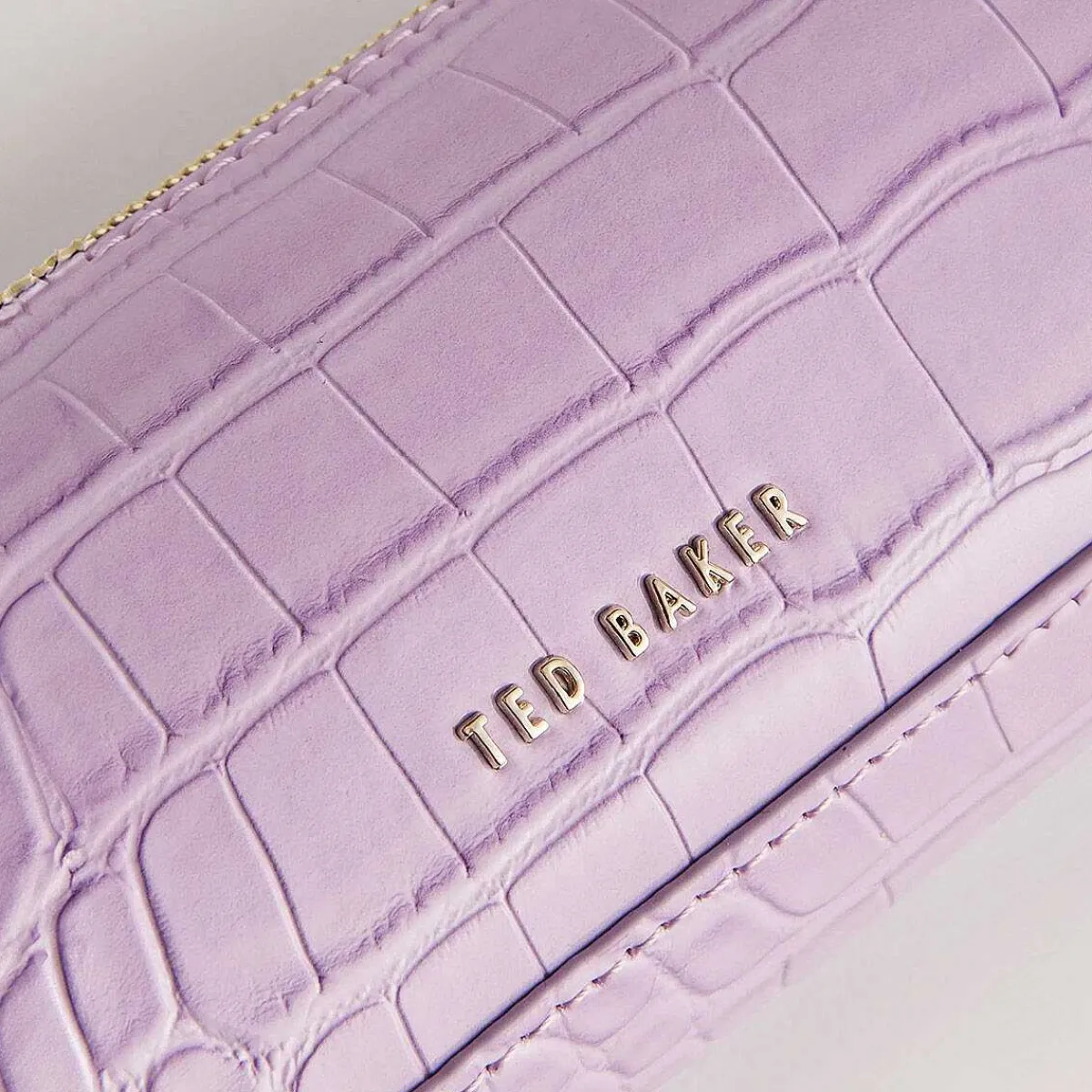 Charlas Lilac Croc Brush Case/Pencil Case>Ted Baker Discount