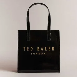 Crinion Icon Small Black Crinkle Texture Bag><noscript><img width=