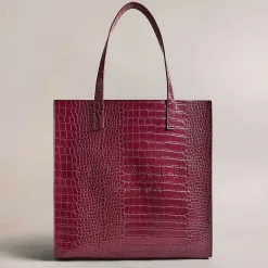 Croccon Icon Large Deep Purple Croc Bag><noscript><img width=