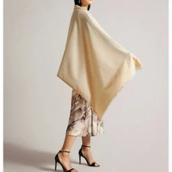 Esteli Logo Natural Long Scarf>Ted Baker Shop