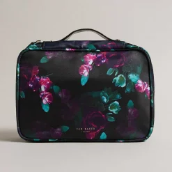 Haritte Black Floral Small Hanging Travel Wash Bag><noscript><img width=
