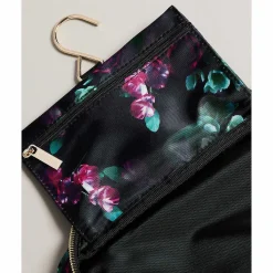 Haritte Black Floral Small Hanging Travel Wash Bag><noscript><img width=