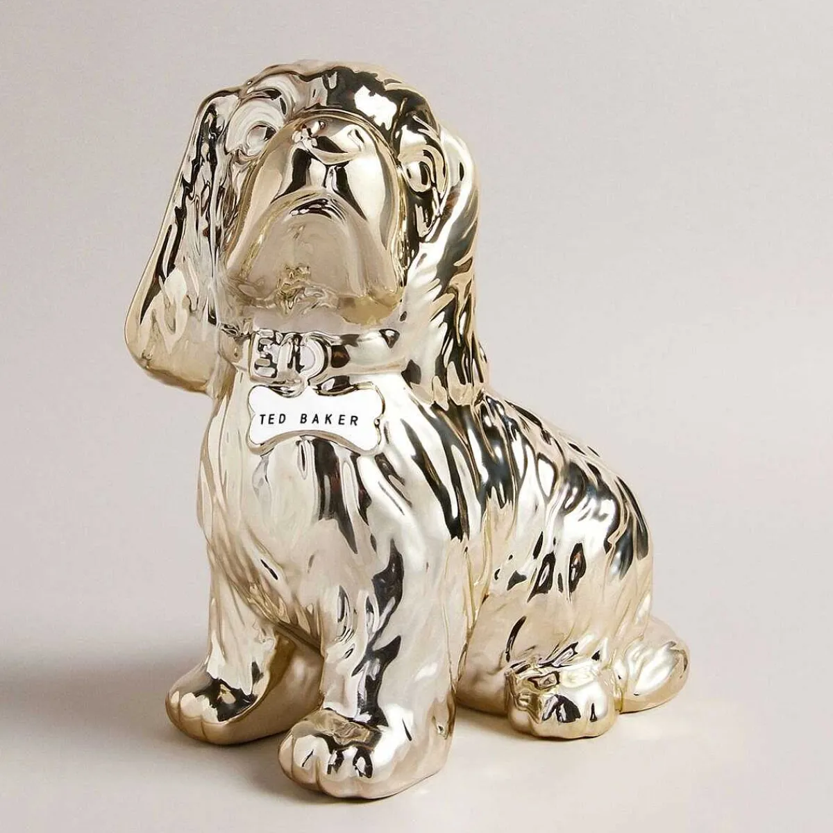 Havierr Metallic Gold Dog Money Box>Ted Baker Sale