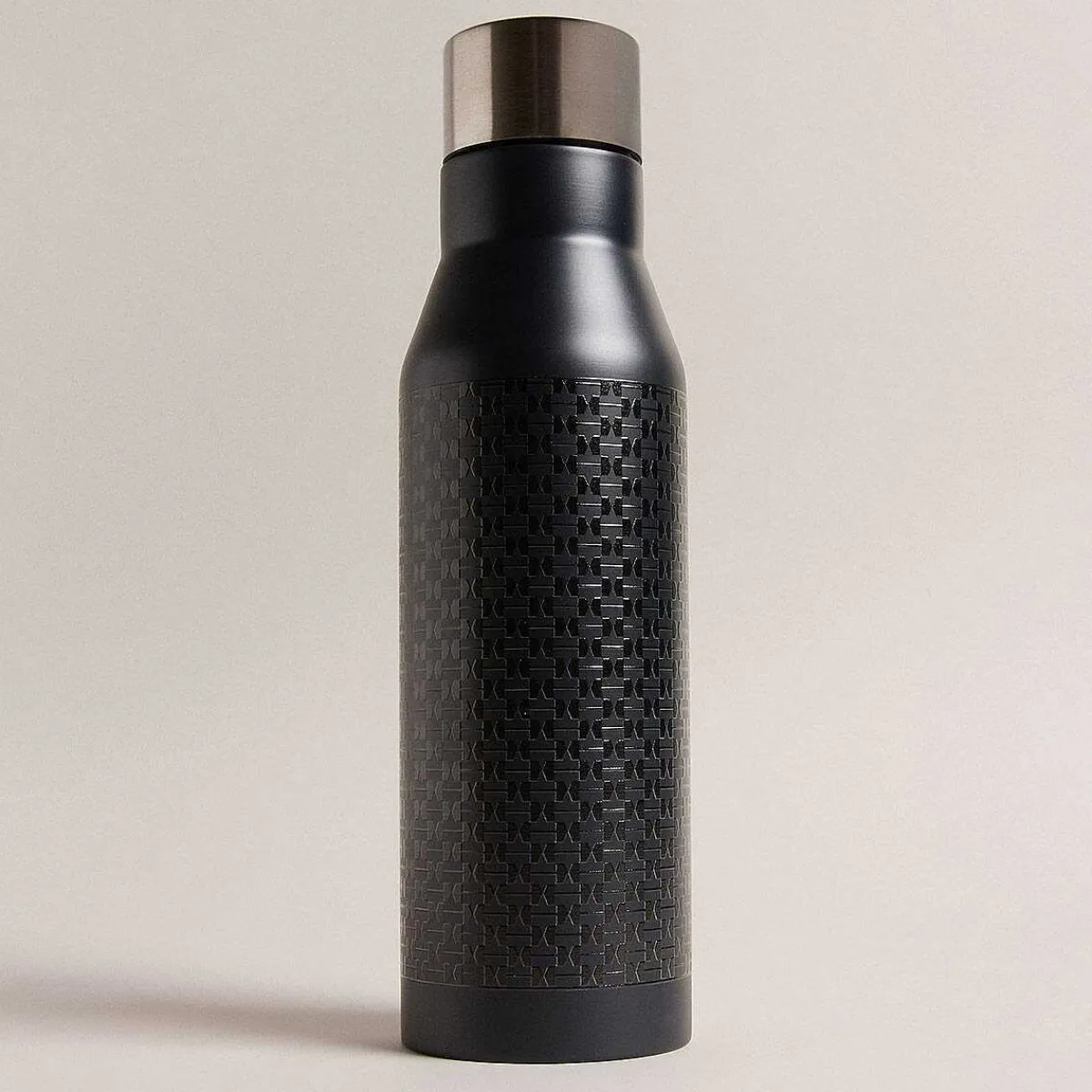 Jamesa Geometric Pattern Dark Blue Water Bottle>Ted Baker New