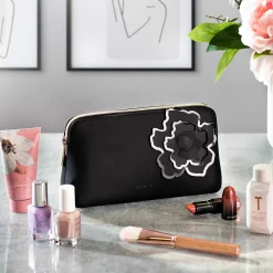 Jelika Magnolia Silicone Black Makeup Bag><noscript><img width=