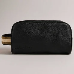 Kaiiro Black Faux Leather Washbag>Ted Baker New