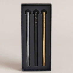 Krisii Set Of Three Stainless Steel Pens>Ted Baker Store