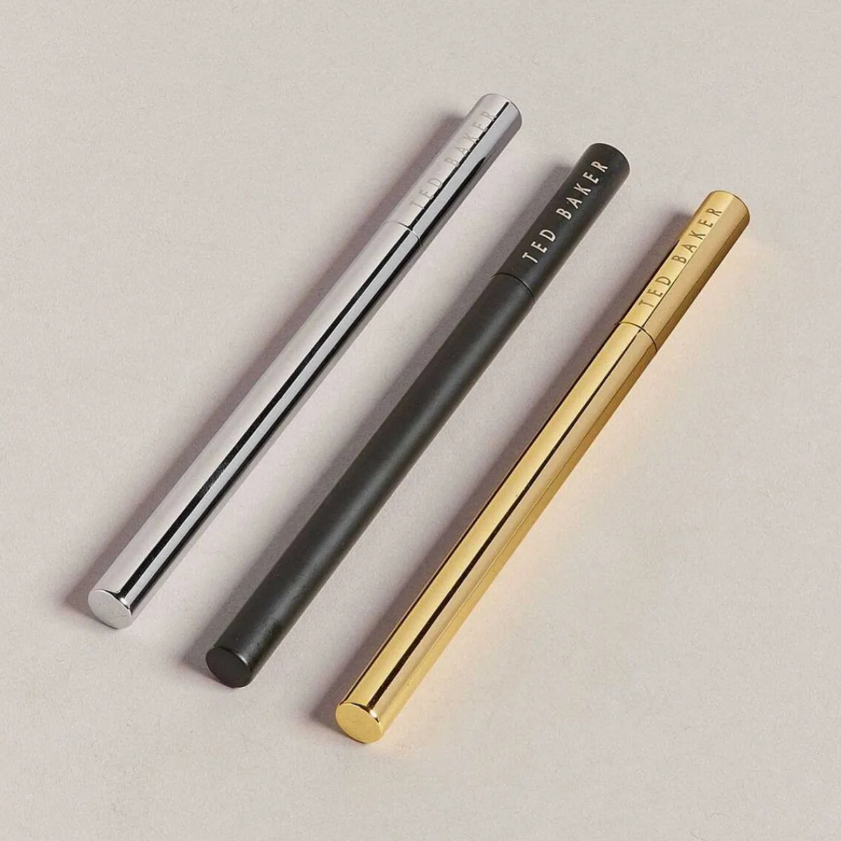 Krisii Set Of Three Stainless Steel Pens>Ted Baker Store