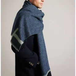 Kyell Green Monogramed T Scarf><noscript><img width=