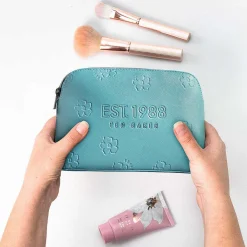 Liziey Floral Saffiano Makeup Bag><noscript><img width=