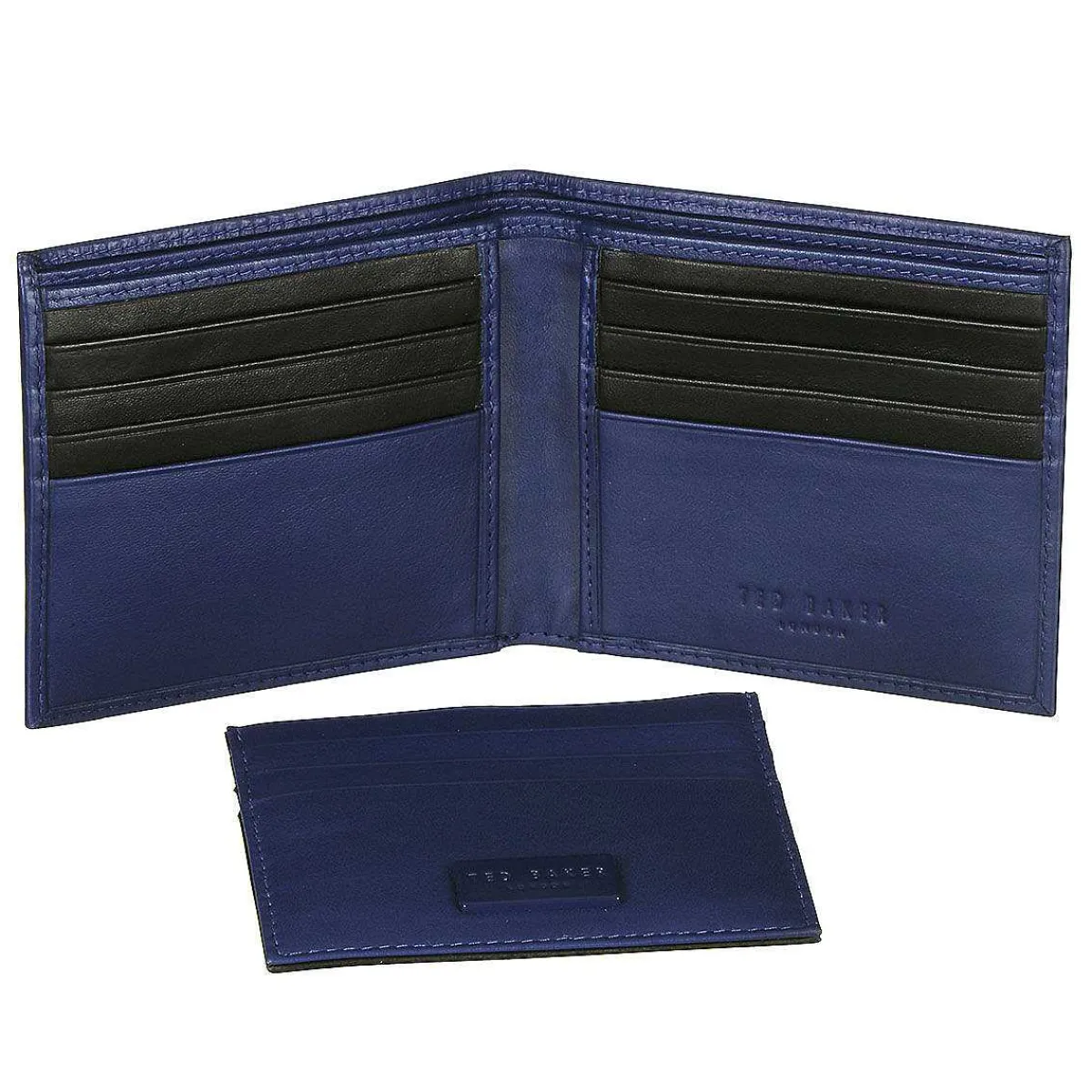 Loane Blue Leather Wallet And Card Holder Gift Set>Ted Baker Store
