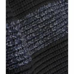 Masonnn Black Stripe Ribbed Scarf><noscript><img width=