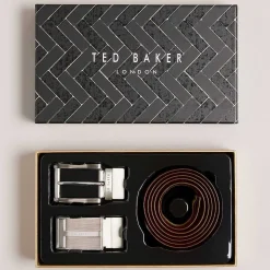 Newbey Brown Leather Belt In A Box>Ted Baker Shop