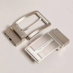 Newbey Brown Leather Belt In A Box><noscript><img width=