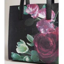 Papiecn Icon Small Black Floral Bag><noscript><img width=