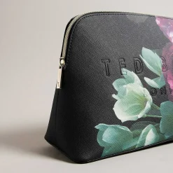 Papiee Black Floral Wash Bag><noscript><img width=