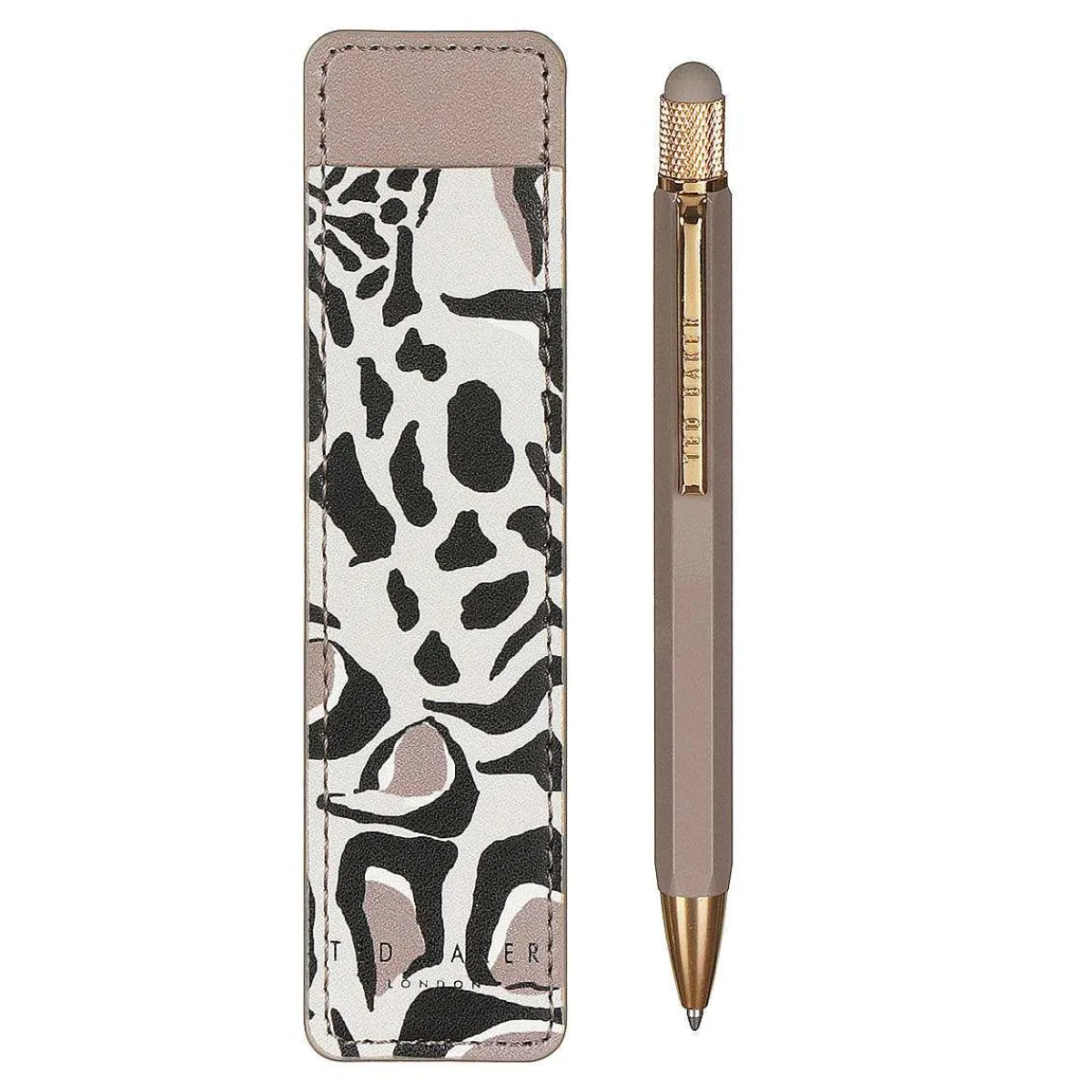 Penchi Giraffe Print Printed Touch Pen And Pouch>Ted Baker Hot