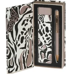 Penchi Giraffe Print Printed Touch Pen And Pouch><noscript><img width=