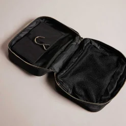 Pennyya Black Small Hanging Travel Wash Bag><noscript><img width=