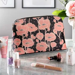 Polya Floral Poppy Washbag><noscript><img width=